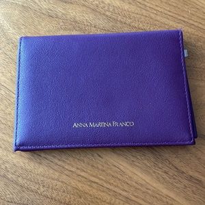 (2/$15) anna martina franco purple passport holder